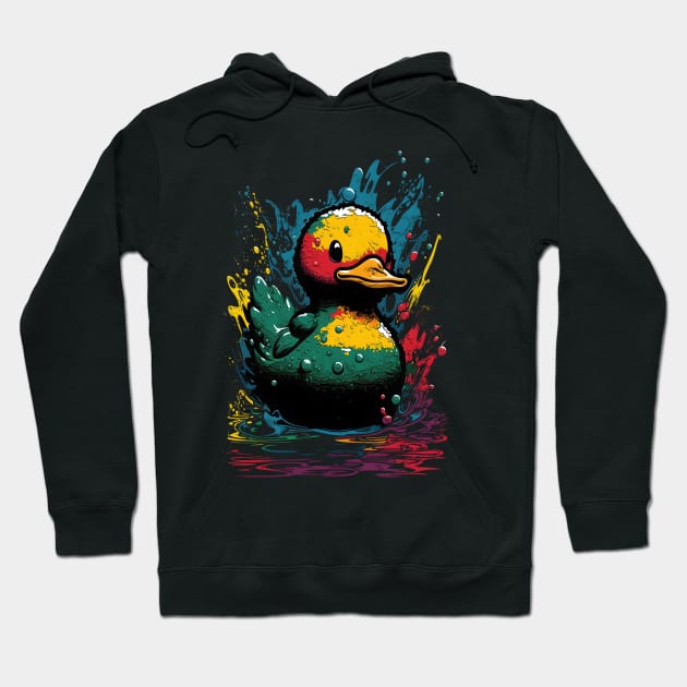 Rubber Ducky Hoodie by SygartCafe